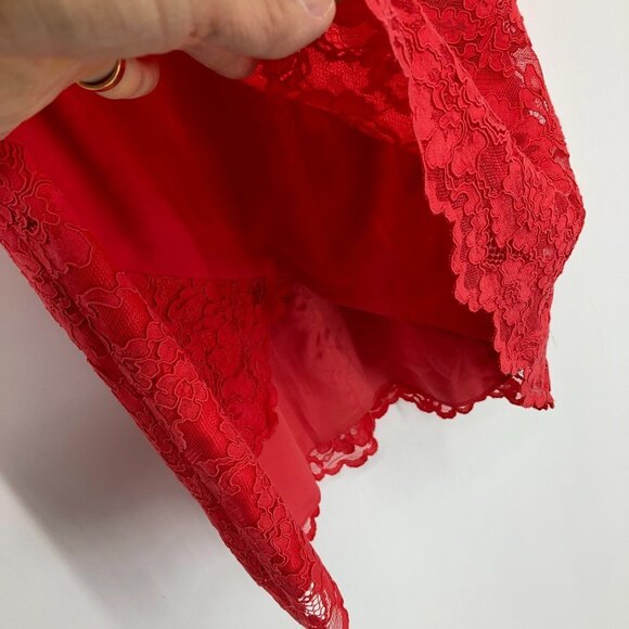 NWT Ever New Red Woven Lace Zena Wrap Dress in Sahara  Red size 2 - Picture 8 of 16